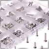 Zmbroll Flat Head Machine Screws #4-40#6-32#8-32 Stainless Steel Nuts Bolts