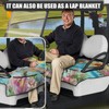 Knextrepoy Sea Turtle Golf Cart Seat Cover for 2 Seats