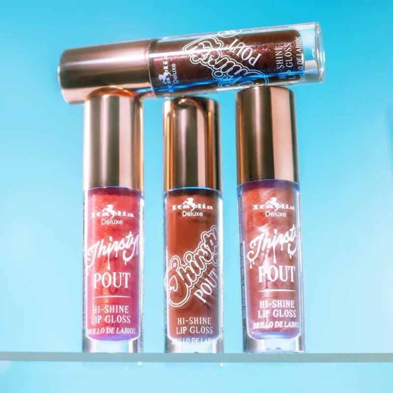 Brillo Labial Italia Deluxe Thirsty Pout 12 Tonos