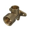 15mm x 1/2" Solder Ring Elbow Wallplate Fitting