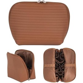 Travel Makeup Organizer, Compact Lightweight Accessory for Travel and Daily Use - Tense Edano Makeup Stand Up