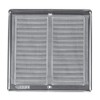 Stainless Steel Ventilation Grille 200 x 200 mm with Slats