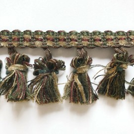 Plankroad Jewel Toned High Quality Decorative Tassel Trim by the yard