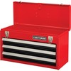 CRAFTSMAN 20-in Wide 3 Drawer Metal Tool Box With Ball-Bearing