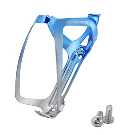 ROCKBROS Aluminium Alloy Bicycle Bottle Holder for Road Bikes, Mountain Bikes, 30 g, Lightweight, 147 x 70 x 82 mm, Colourful, 4 Colours
