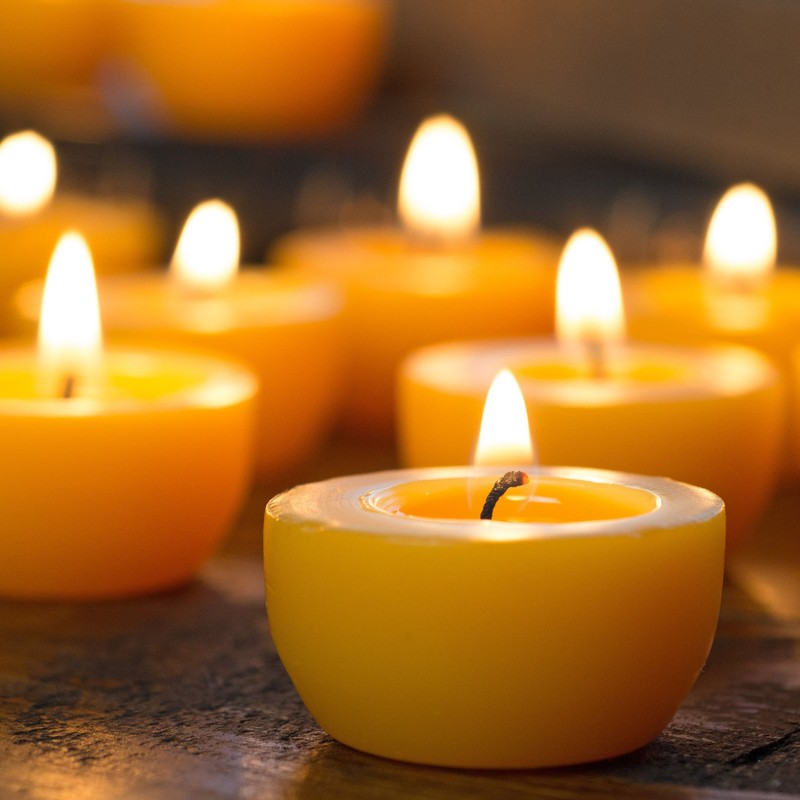 Serenibee 100% Pure Beeswax Tea Lights Candles Bulk Refills (30)