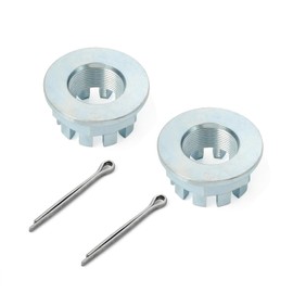 2Pcs Rear Axle Castle Nuts 20mm & Pins For HONDA Foreman Rancher Recon TRX 250 350 400 420 450 500 Rincon 650 680 Pioneer 500 700 1000 90304-HM7-A10