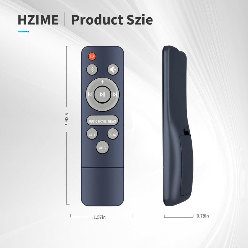 HZIME New Replacement Remote Control Compatible for Assistrust KY-8000 KY-2023,