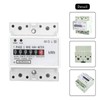 Electric Meter, Single Phase 4P LED DIN-Rail Electricity Power Consumption