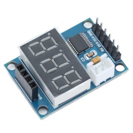 Ultrasonic Distance Sensor, HC-SR04 High Precision Ultrasonic Output Measuring Module with Serial Connection Digital Tube Display Distance Finder Board 3-400 cm for Car Control