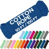 TECEUM Cotton Rope 3/16” (5 mm) – 100 FT –