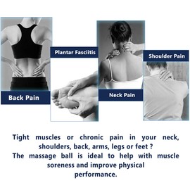 VanFit Massage Balls Therapy Set with Double Peanut Lacrosse, Trigger Point, Manual Muscle Roller and Spiky Massagers for Deep Tissue and Myofascial Release, Acupressure, and Workout Recovery (Black/Orange - 4 Pack)