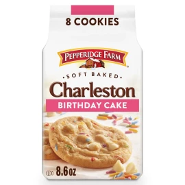 Pepperidge Farm Charleston Soft Baked Cookies with White Chocolate and Sprinkles