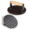Jim Beam JB0158 Black Cast Iron Burger Press - 7''