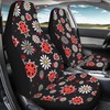 Bulopur Daisy Ladybug Car Seat Covers Front Seats Only for