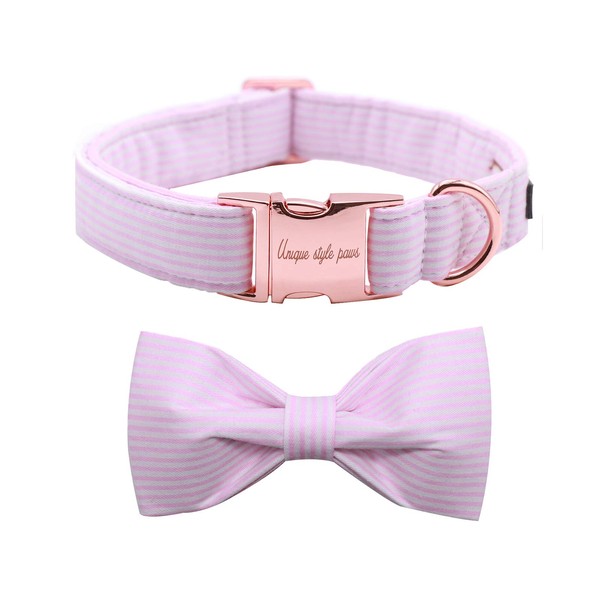 Unique Style Paws Bow Tie Collar Adjustable Collar or Lead