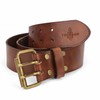 TOURBON Deluxe Cowhide Leather Belt for DIY Workshop Tool Pouch