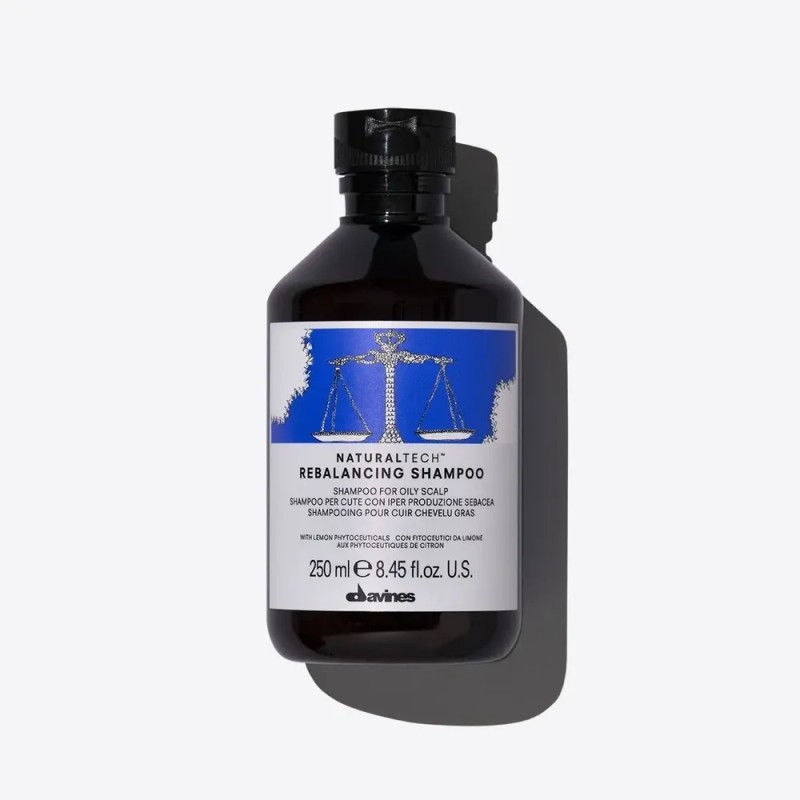 Shampoo Sin Sulfato Davines Rebalancing Cabello Graso 250 Ml