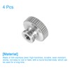 QUARKZMAN Knurled Thumb Nuts, 4 Pieces M3 x D11 mm