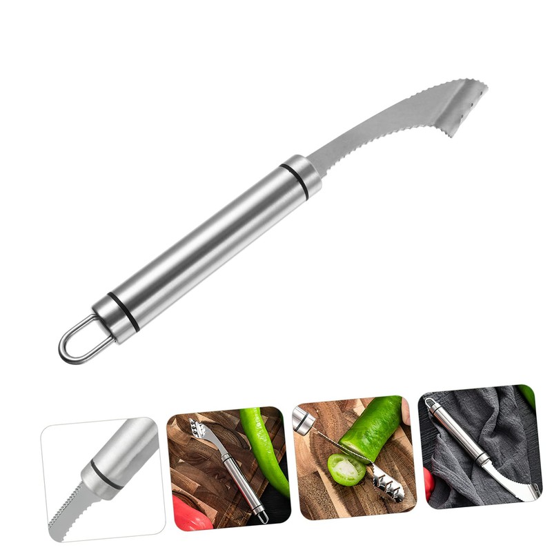 COLLBATH 1pc Chili Corer Tool Efficient Pepper Remover for Kitchen