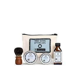 Three Sisters Apothecary Shave Essentials 4 Piece Gift Set (Juniper and Citrus)