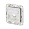 Metz BTR NETCOM 1309141102-E White socket-outlet - BTR NETCOM 1309141102-E