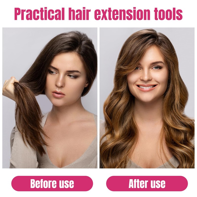 3 Pcs Professional Nano Hair Extension Tools, Hair Extension Pliers
