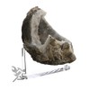 OnFireGuy Mineral Fossil Geode Display Stand 2.5" Triangle with Half