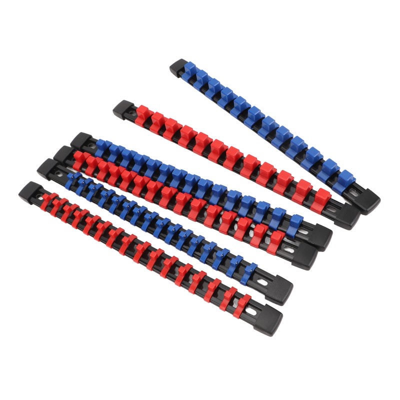 6PCS Drive Socket Organizer Holder 1/4in 3/8in 1/2in SAE And