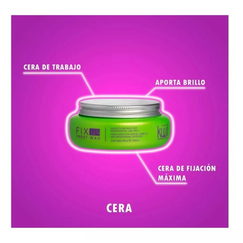Kuul Cera Aspecto Natural Frost Wax Alta Fijación 100g