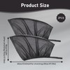 2PCS Car Window Screens Breathable Car Window Shades for Front