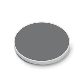 Solid Cool Slate Grey 2.75 x 2.75 Absorbent Ceramic Car Coasters Pack of 2