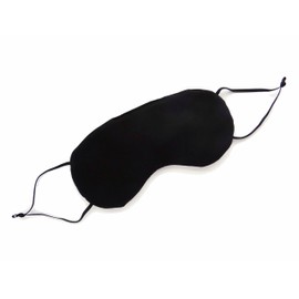 ADVANCE Sleep Mask, Cotton, Knit Border (Moisturizing, Skin Care Treatment), Made in Japan, Gray