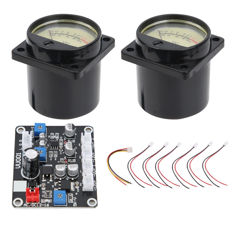 TS-DB35-Q 2PCS VU Meter with Driver Board DB Meter Sound