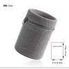 HOTER Thick Strong Zipper Sweatband Purse Wallet Various Colours