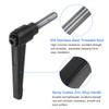 sourcing map 4pcs Clamping Lever Handles, M8 x 25mm 304
