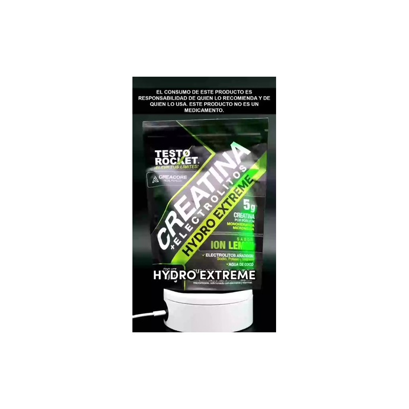 Creatina Electrolitos, Vitaminas Testo Rocket