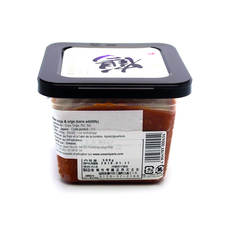 Tsuru Miso Brewery Additive-Free Matched Miso, Crane, 17.6 oz (500