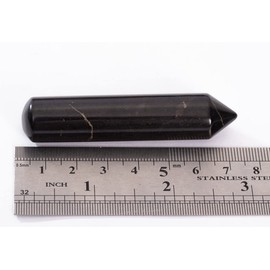 Shungite Massage Stick Polished Stone Shungite Harmoniser Approx. 70 mm Length