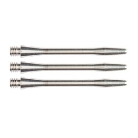 RED DRAGON Plain Aluminium Medium Dart Shafts - 4 sets per pack (12 shafts in total)