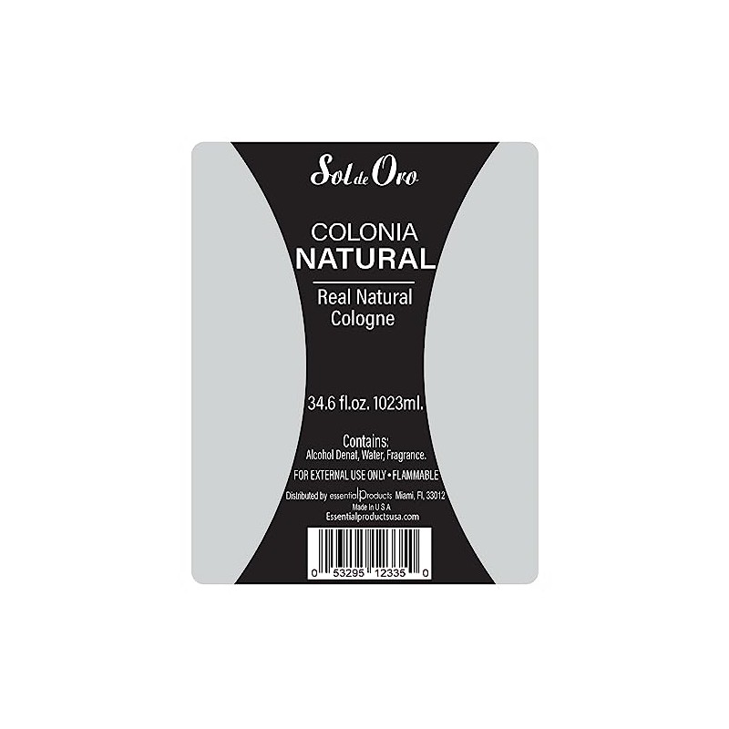 SOL DE ORO Cologne Natural 32 oz