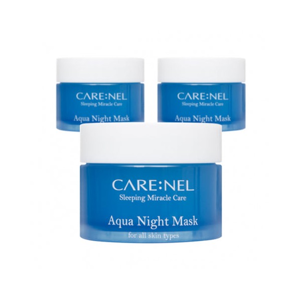 CARE:NEL Aqua Night Mask Set 3pcs 15ml