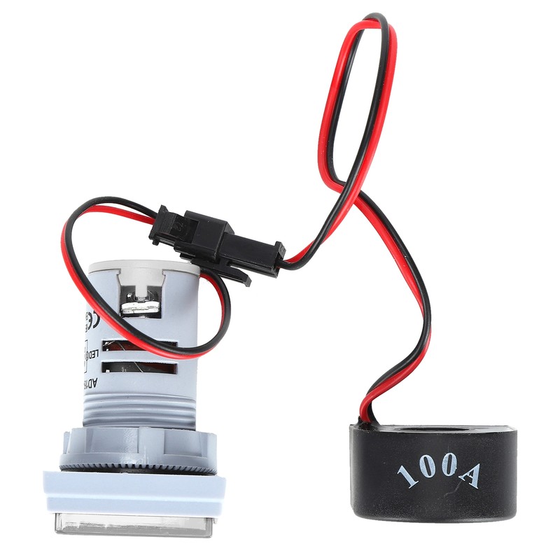 Current Signal Indicator Universal 3‑Display Square Lamp Light 60~500V AC