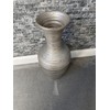 Silver handmade bamboo vase 60cm tall floor or table vase