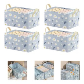 4pz Bolsa De Almacenamiento Ropa Edredón Plegable Caja