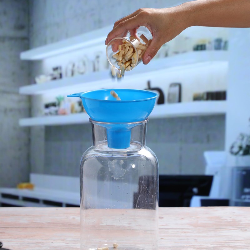 Nuogo 6 Pcs Wide Mouth Canning Funnels for Mason Jars