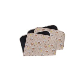 GOOD BOY PRODUCTS GREAT PRODUCTS FOR THE ANIMALS WE LOVE, Reusable, 2 Washable Dog Pee Pads, Free Grooming Glove Included, Non Slip,Incredible Absorption, Puppy, Training, Crate (Brown, Medium)