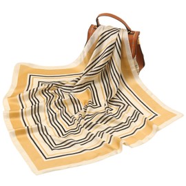 Traziewell Silk Scarf for Hair Square Bandana Women Neck Head Scarves Neckerchief Headwear Fashion Multifunctional Cashew Bandanas Ladies Scarfs Gifts SCF02113