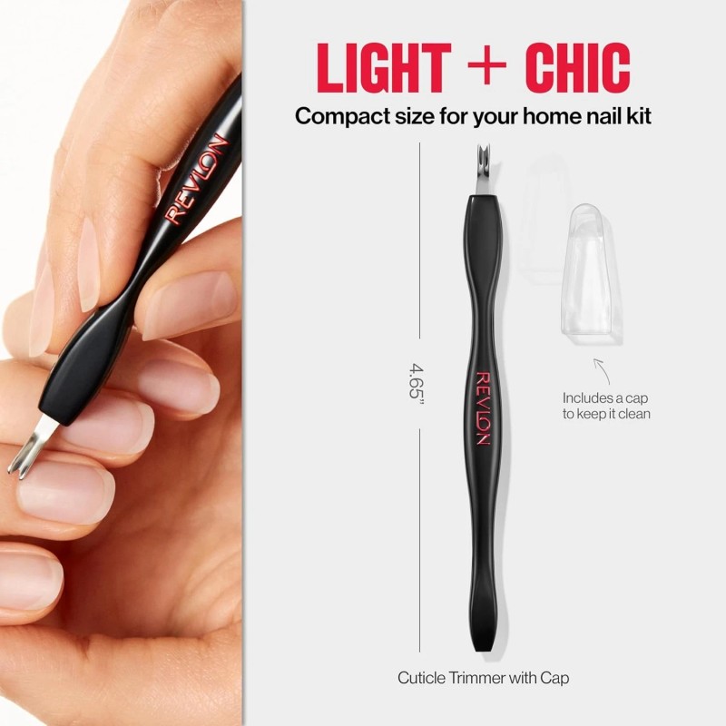 Revlon Cuticle Trimmer w/ Cap, Cuticle Remover Tool, Nail Care,