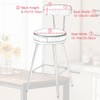 Bifaunvogel Bar Stools Cover Waterproof PU Counter Height Barstool Covers